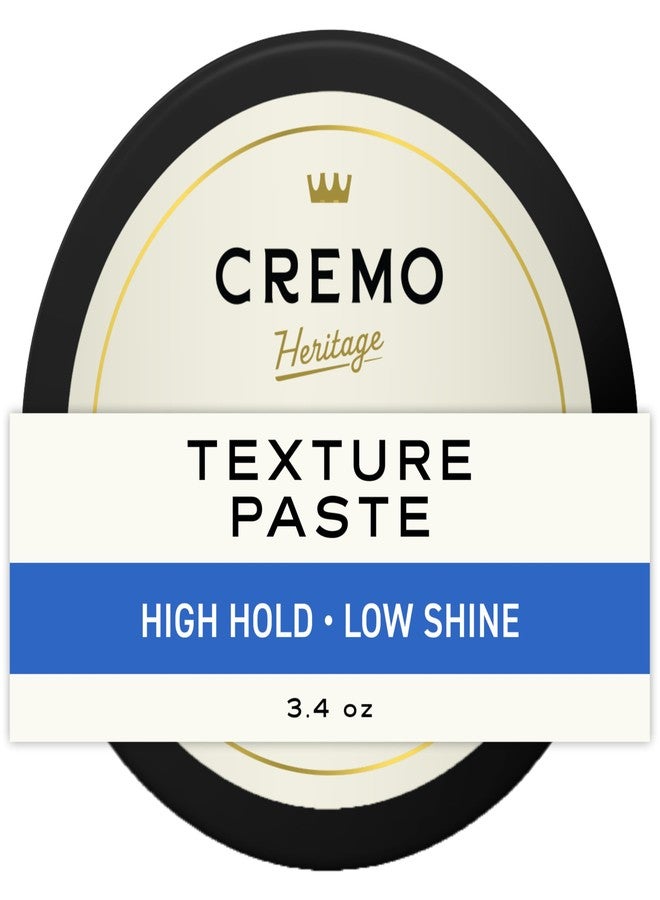 Cremo Hair Styling Texture Paste, Premium Barber Grade Texture Paste for Hair Styling, 3.4 Oz - Image 1